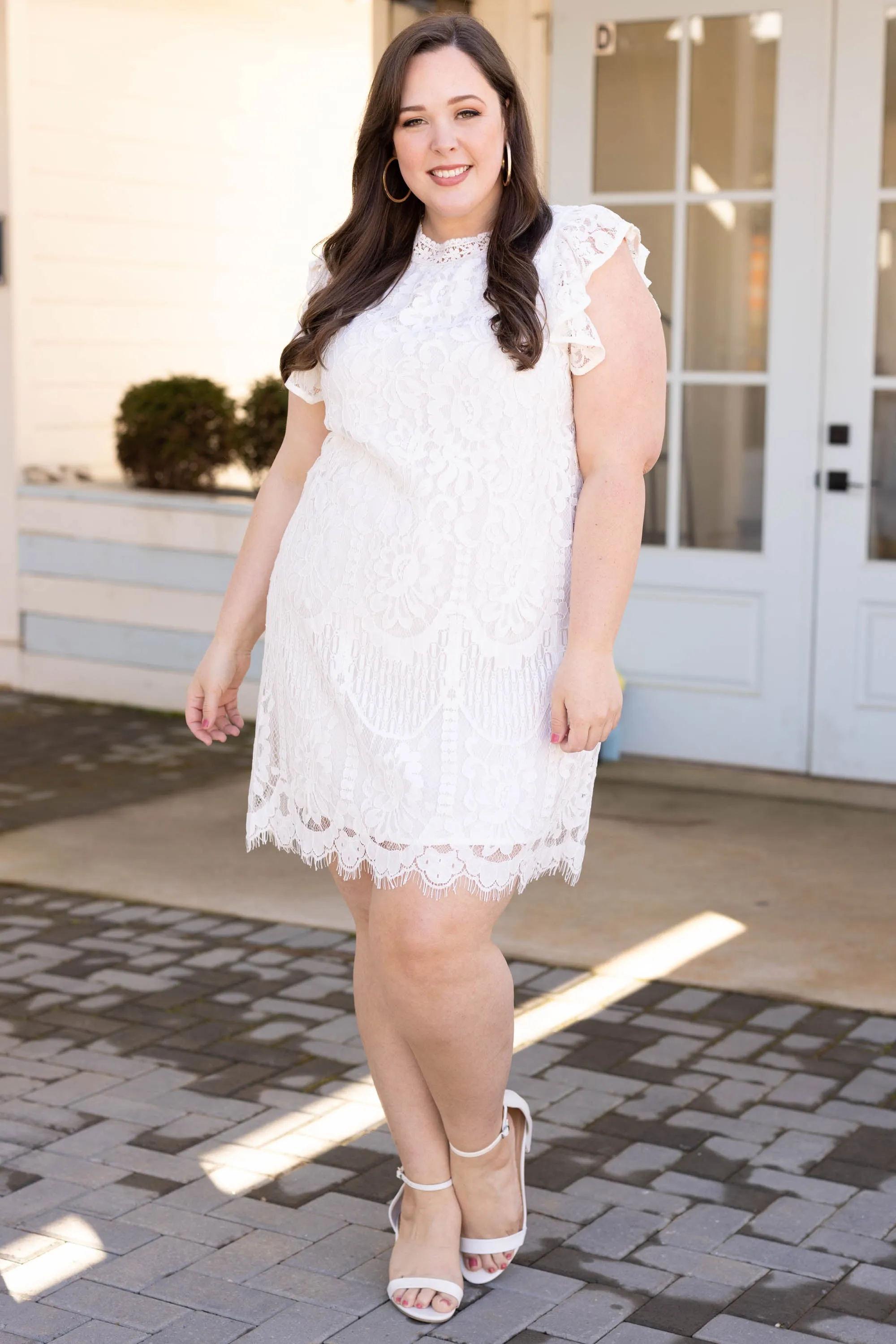 Ivory Date Out Dress