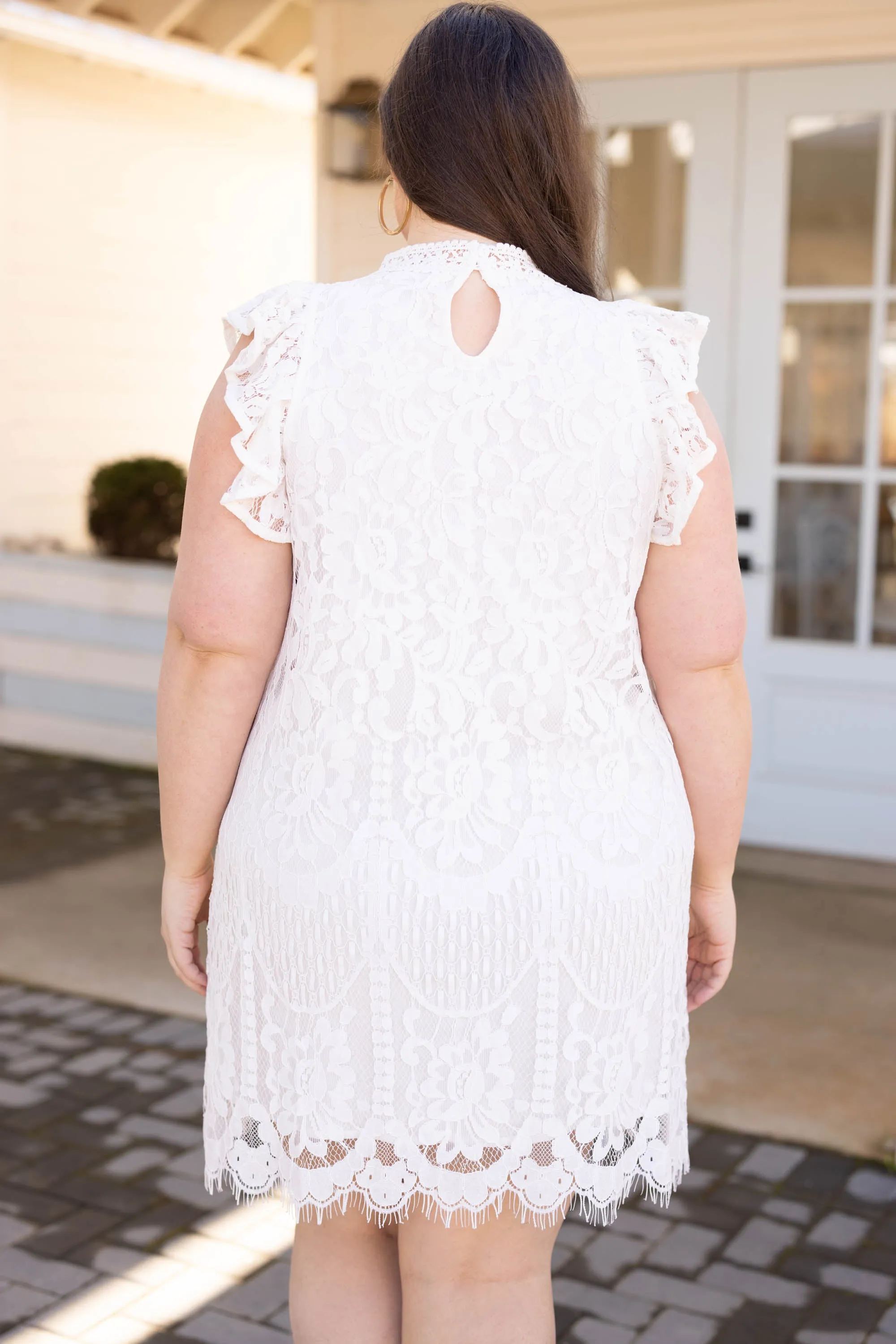 Ivory Date Out Dress