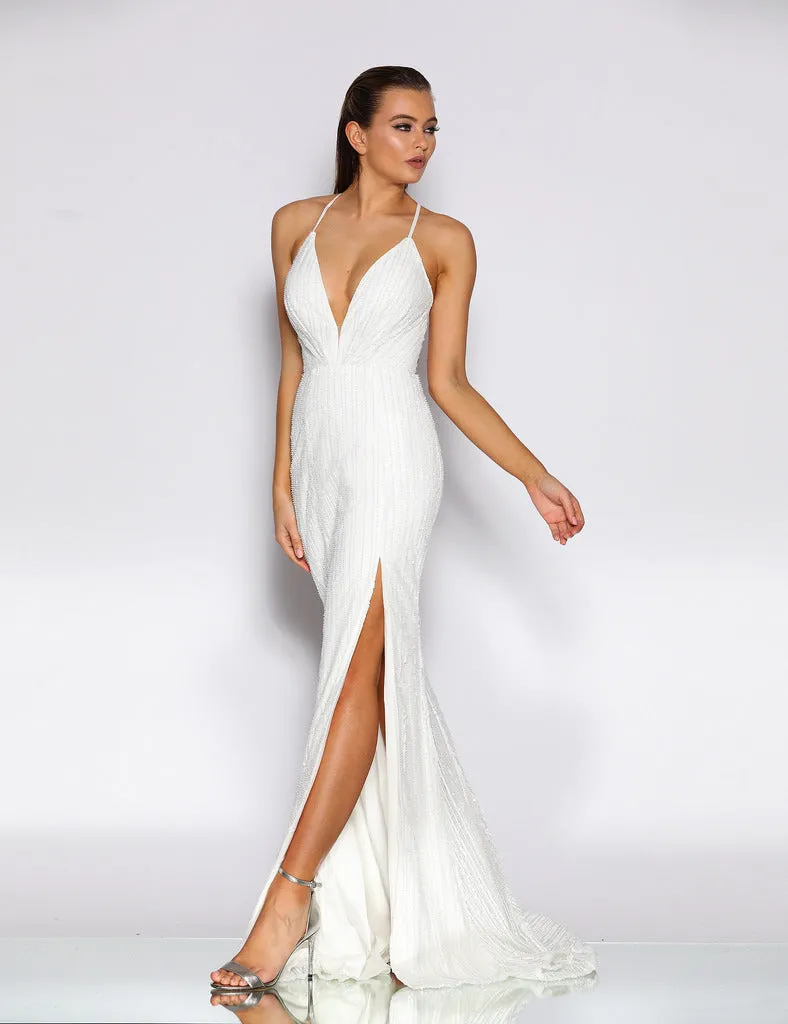 Elegant Ivory Jadore JX2006 Gown