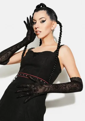 Lace Gloves for Gothic Style Daily Wear