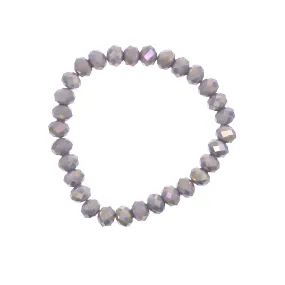 Lavender Crystal Bracelet Stretch