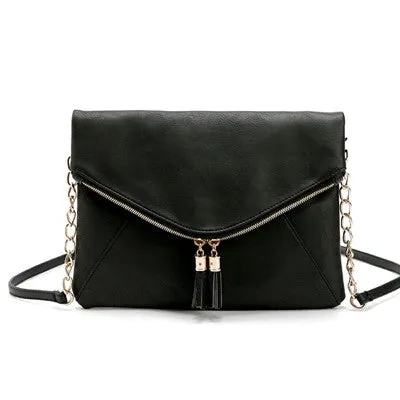 Leather Shoulder Bag Crossbody Messenger Purse