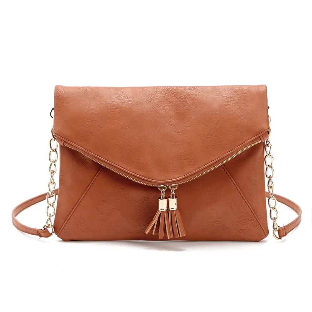 Leather Shoulder Bag Crossbody Messenger Purse