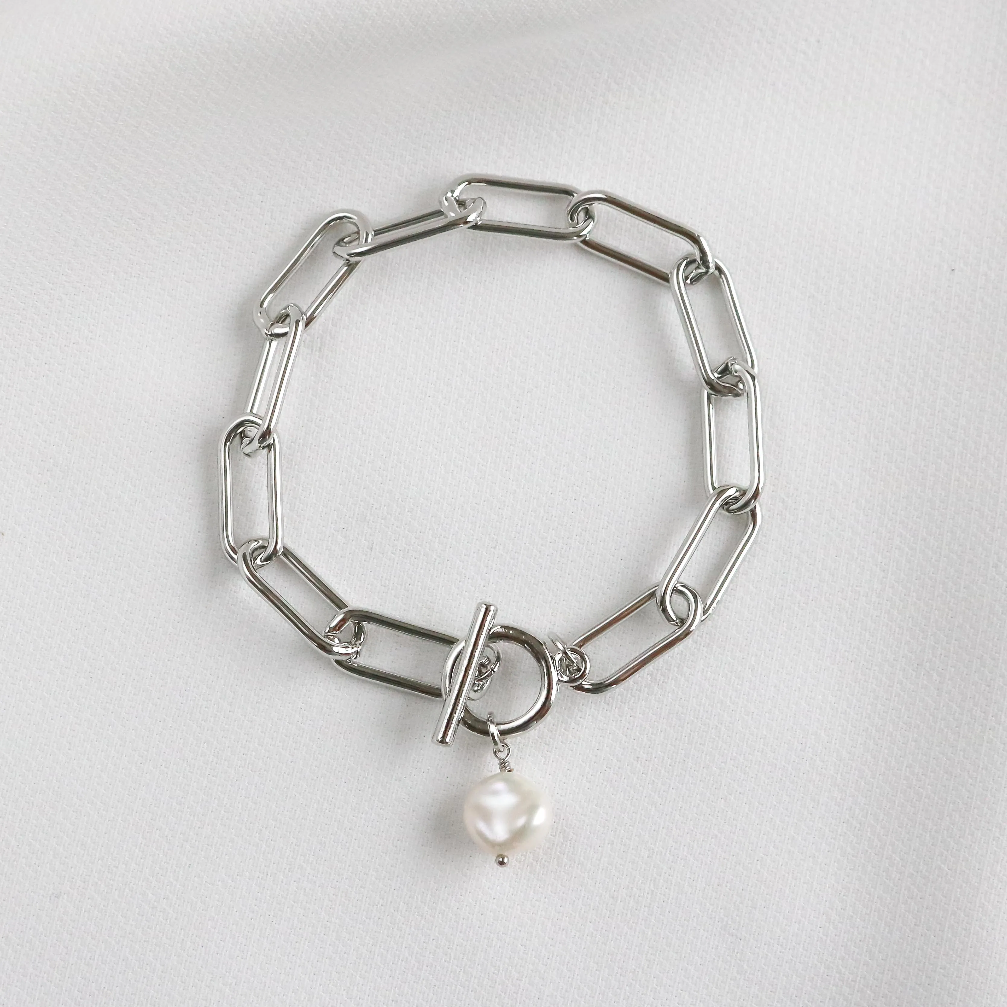 Leon Chain Bracelet in Silver