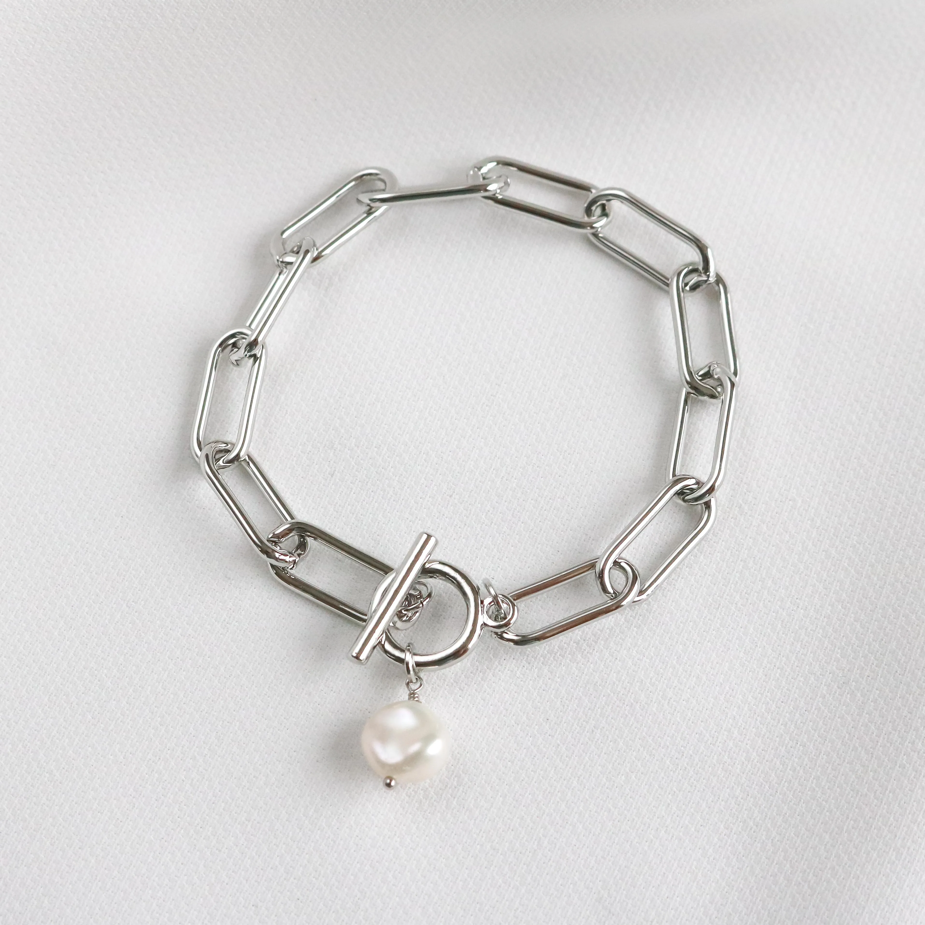 Leon Chain Bracelet in Silver