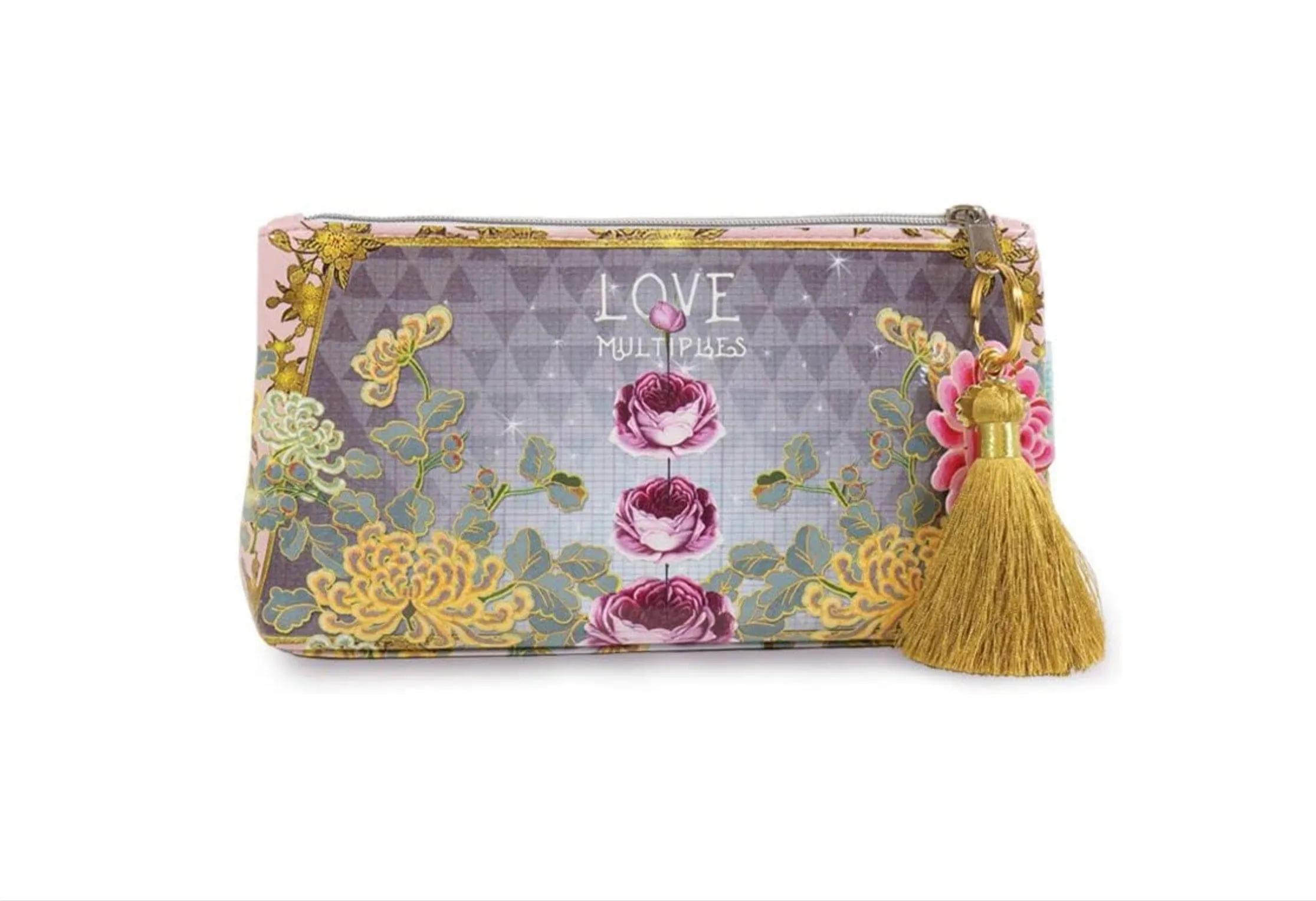 Love Multiplies Accessory Pouch by Papaya Art