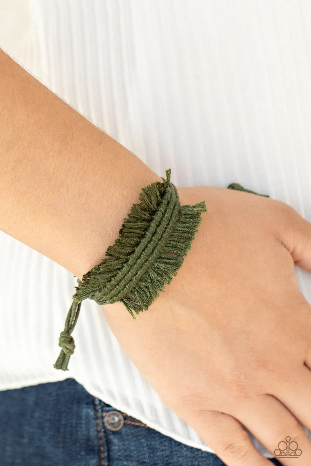 Homemade Green Bracelet