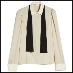 Masculine-style Silk Shirt by MaxMara