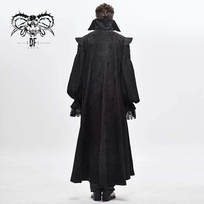 Men's Gothic Stand Collar Long Capes