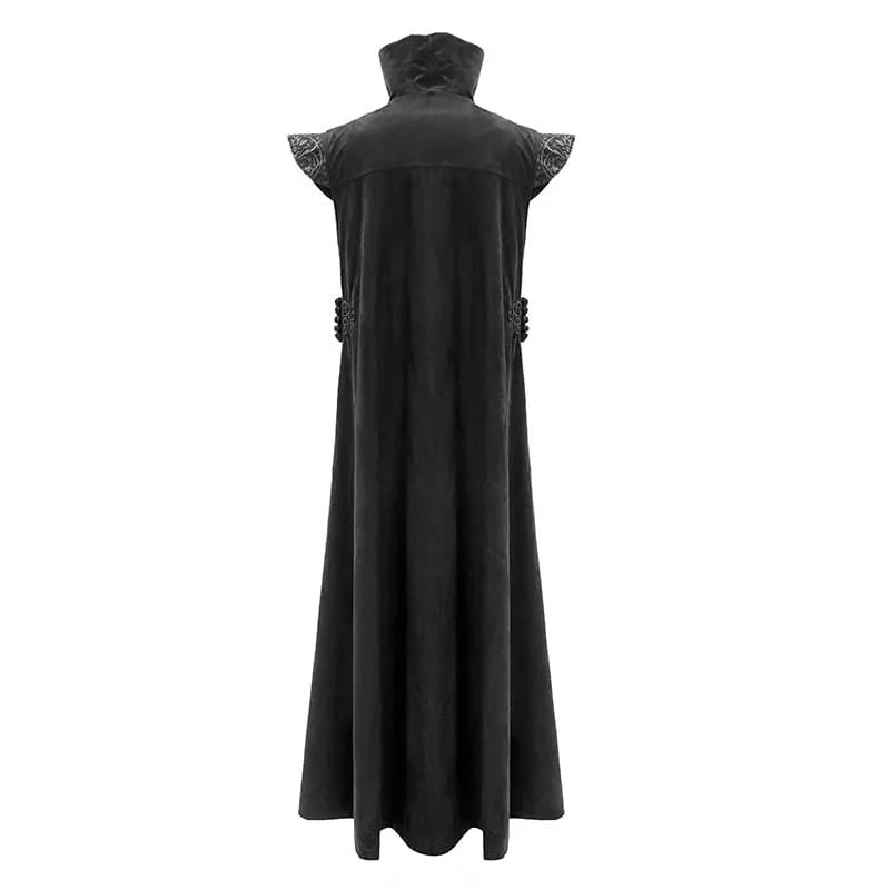 Men's Gothic Stand Collar Long Capes