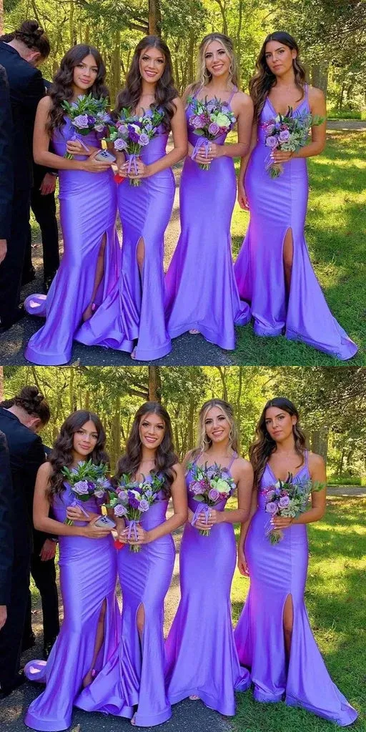 Mermaid V-neck Bridesmaid Dress - BG705