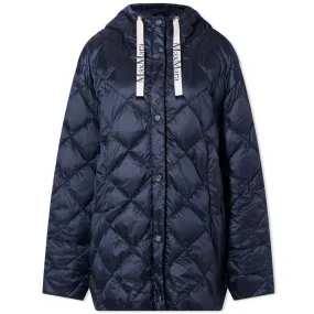 Midnight Blue Max Mara Cisoft Padded Jacket