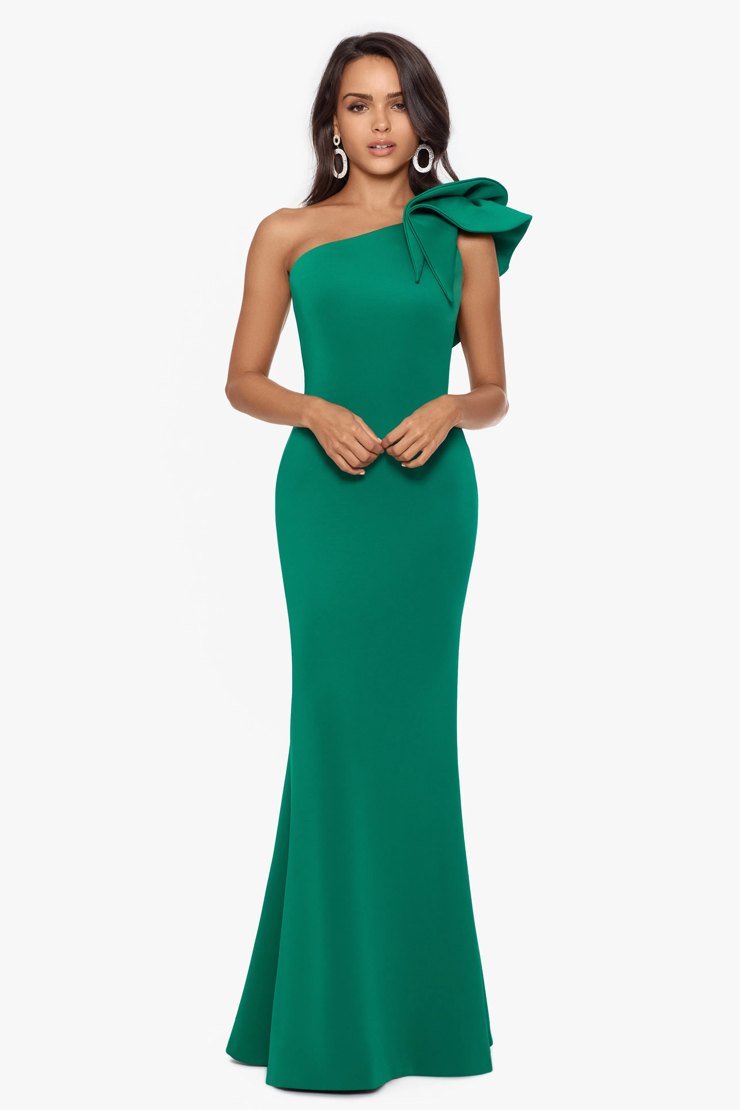 V-Neck Mermaid Evening Dress