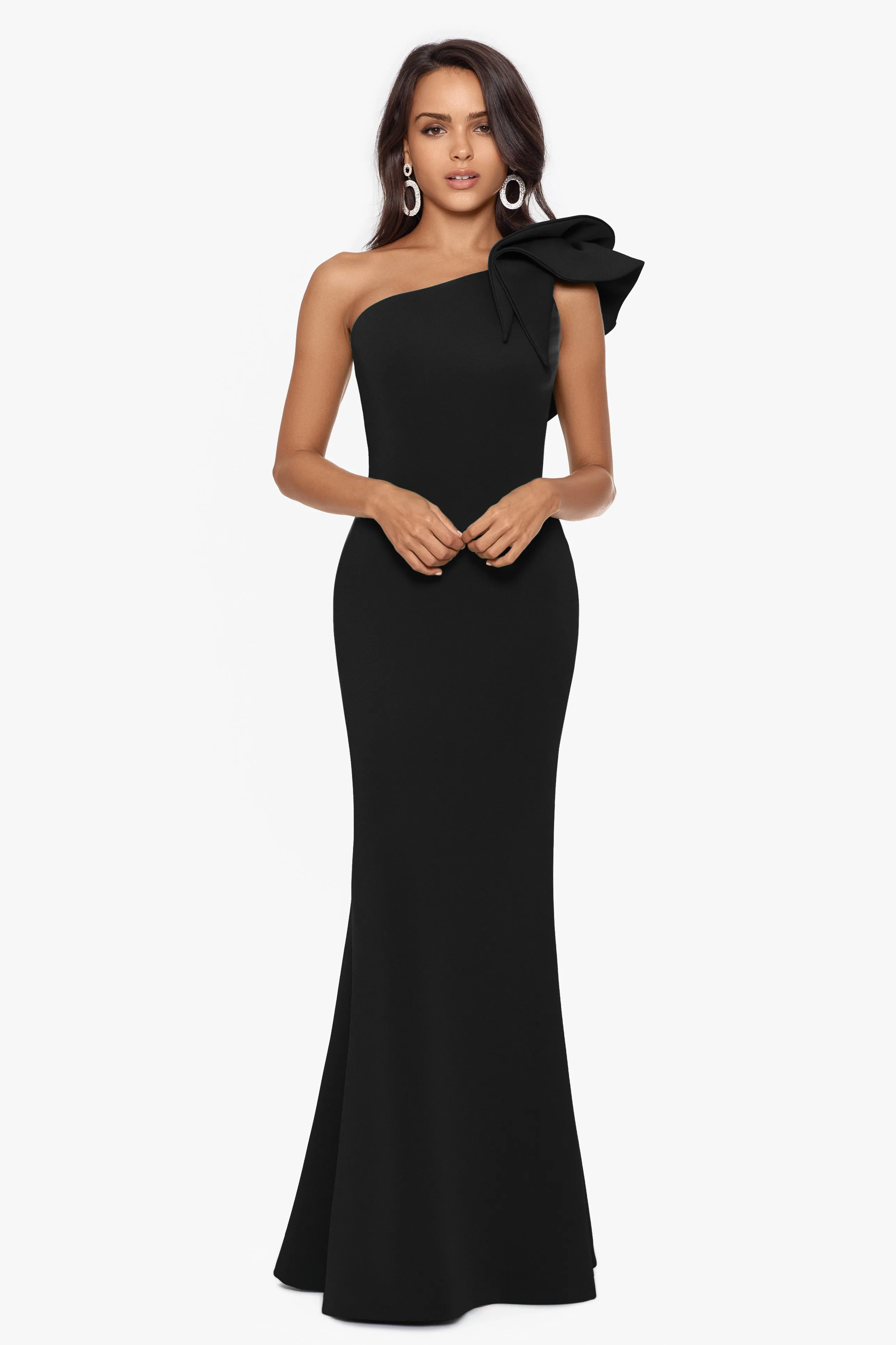 V-Neck Mermaid Evening Dress