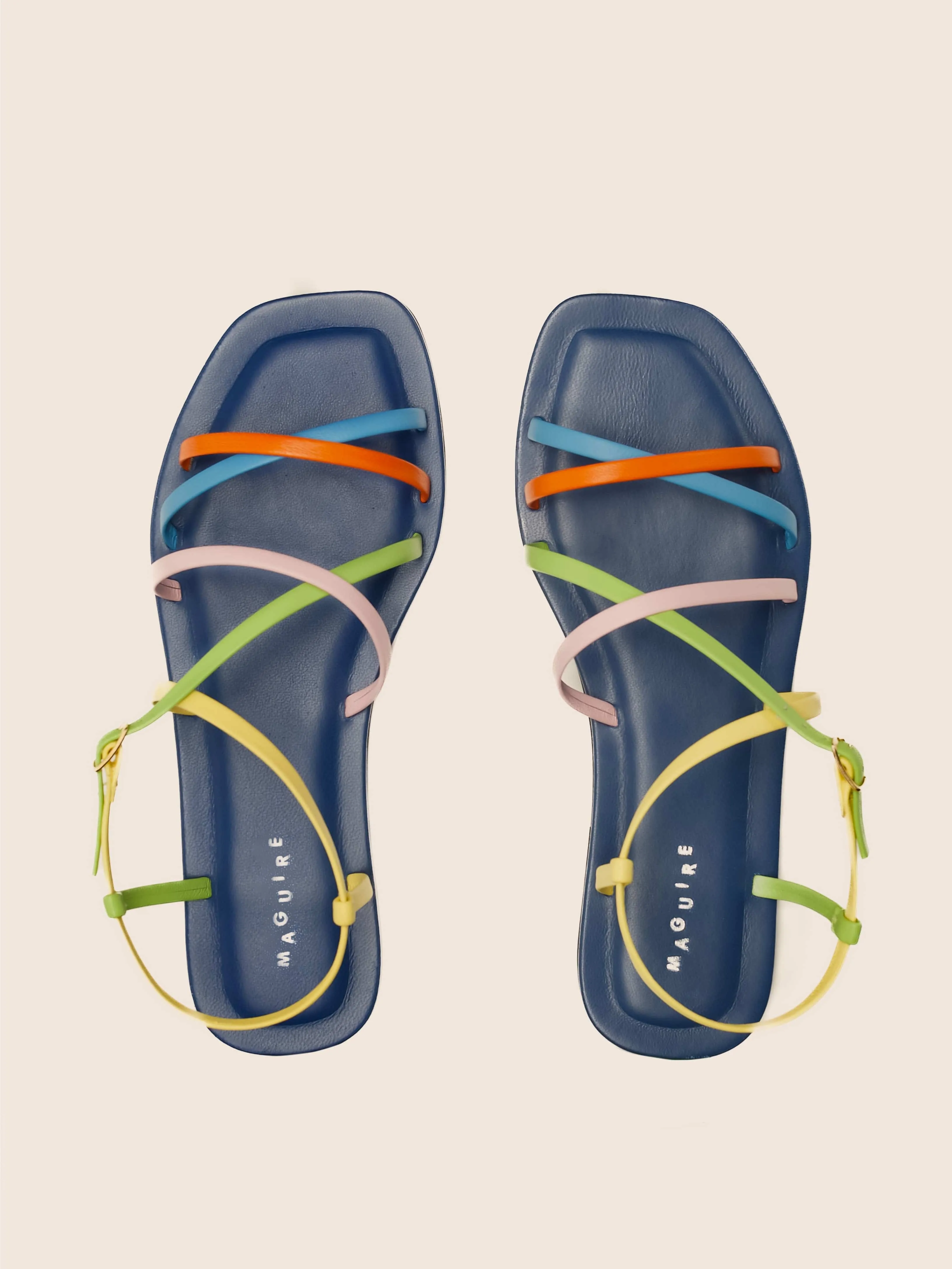 Multicolored Minori Sandal