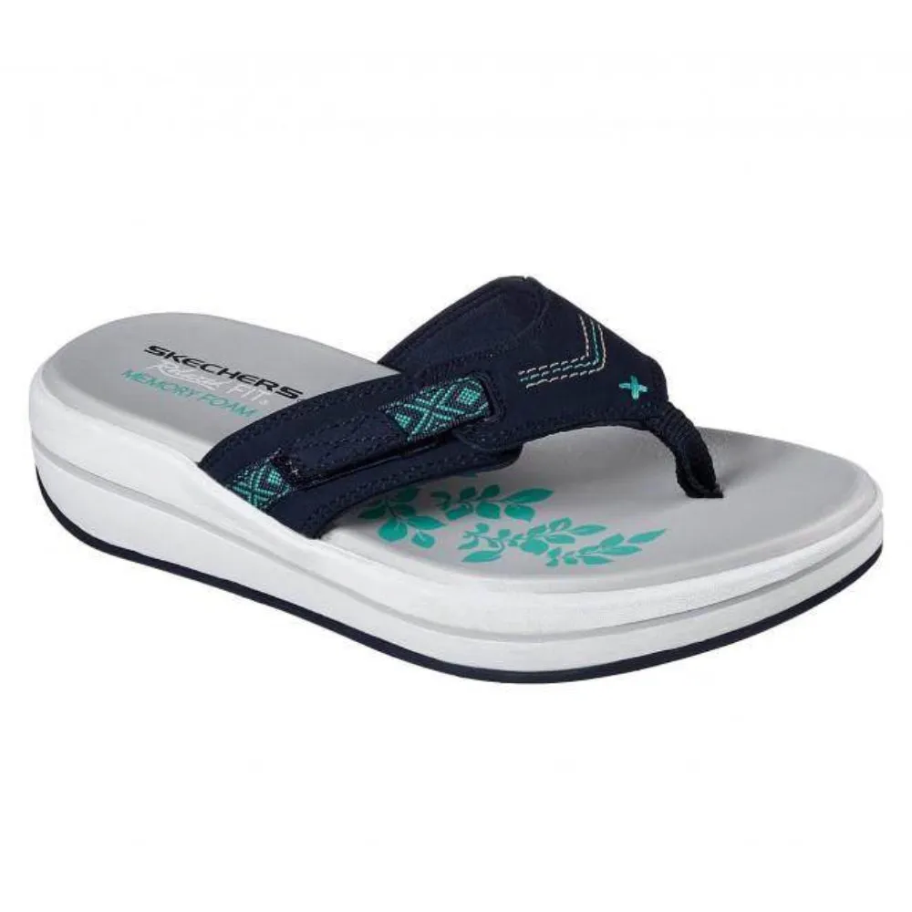 SKECHERS Navy Marina Bay Sandals