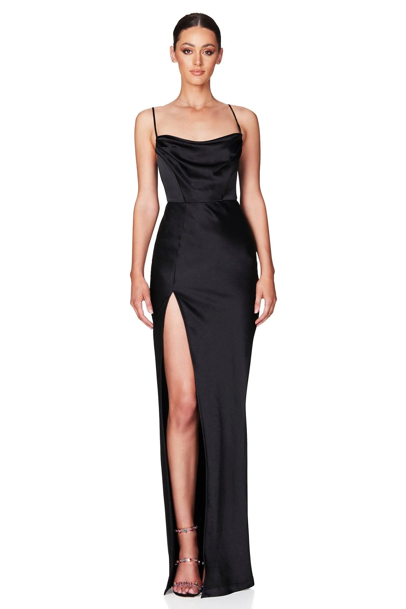 Black Draped Gown Nookie Dream