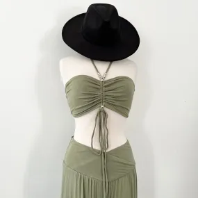 Crop Bandeau - Olive