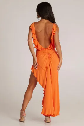 Orange Gabriella Gown