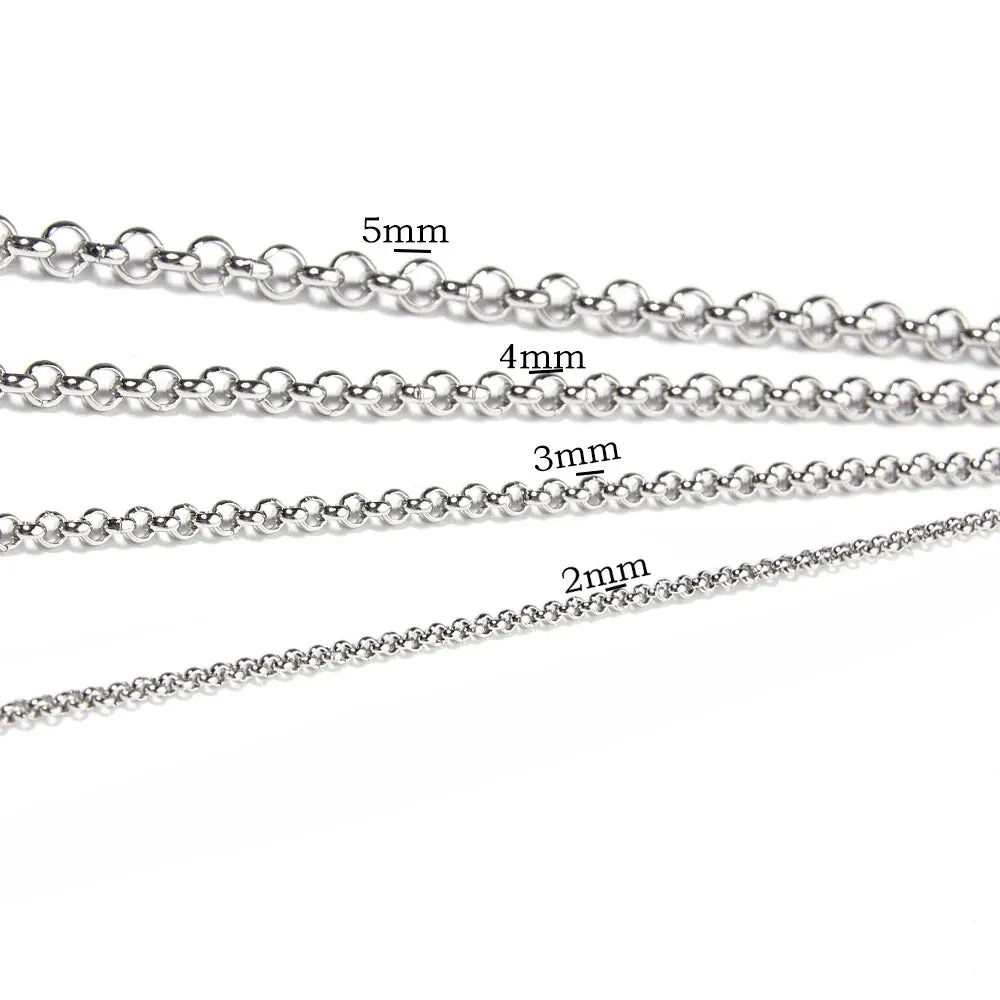 Stainless Steel Geometric O-Chain