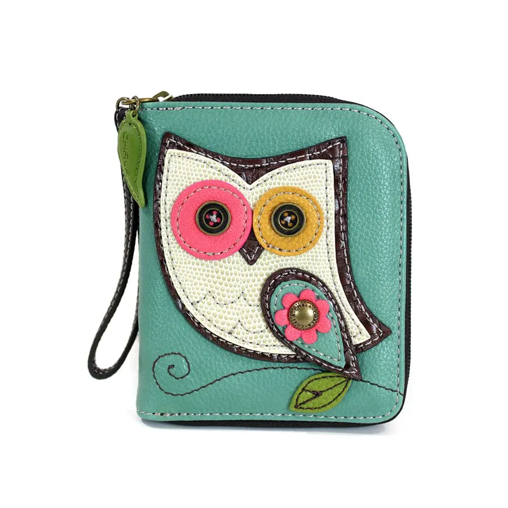 Teal Owl Gen II Zip-Around Wallet