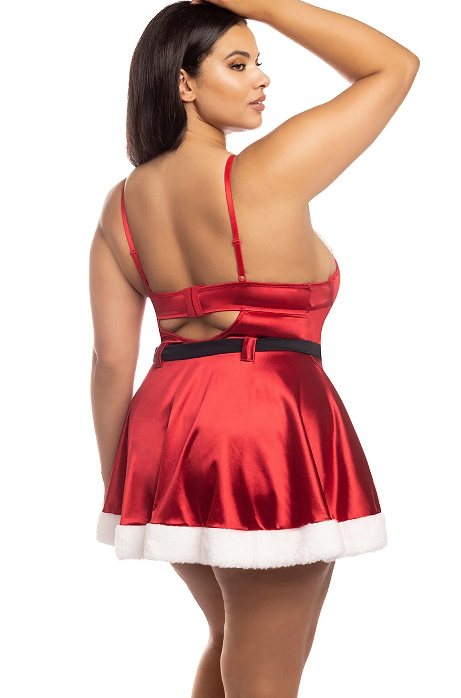 Marabou Trim Padded Cup Chemise