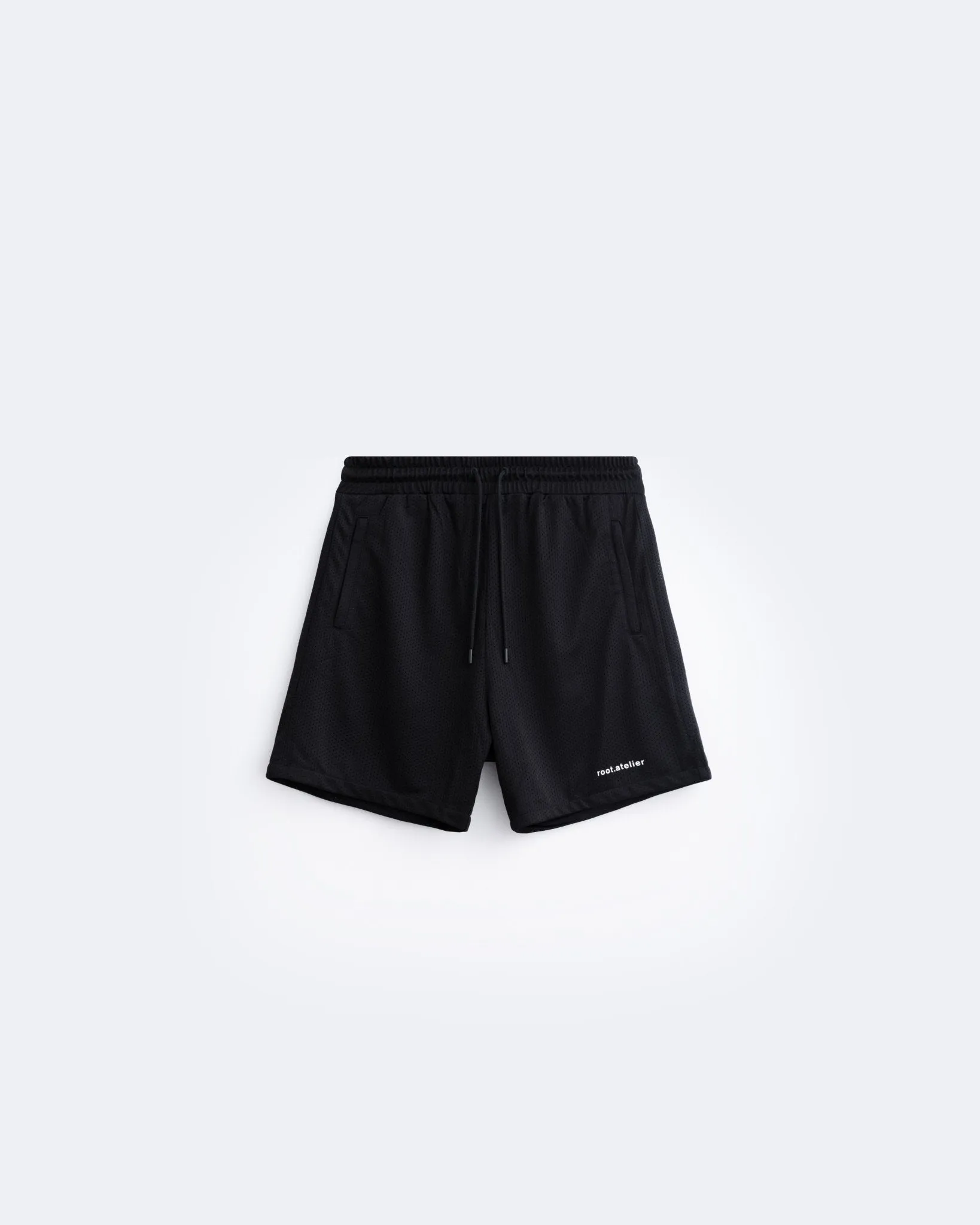 Mesh Black Shorts Root Mood