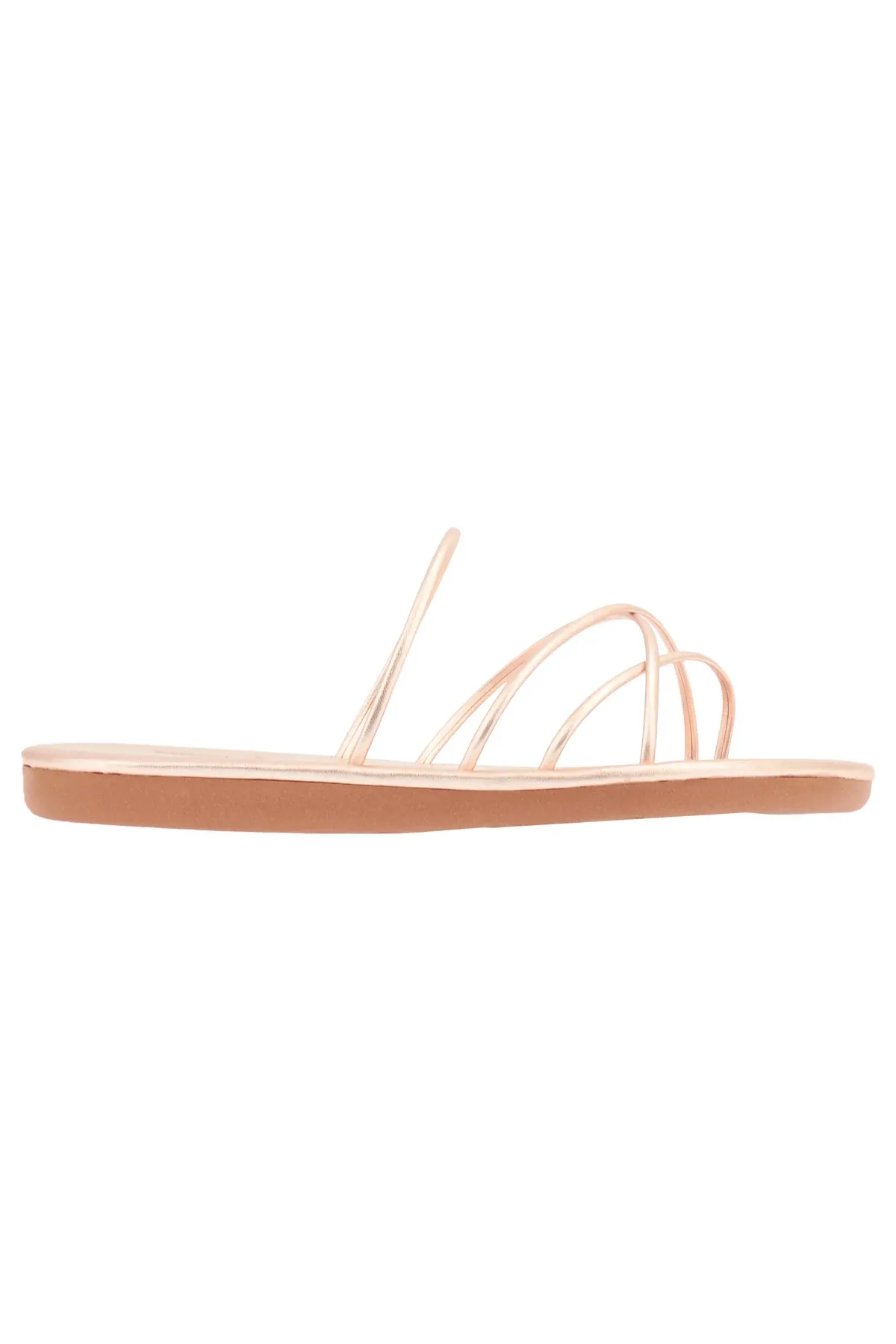 PU Metallic Strappy Sandals