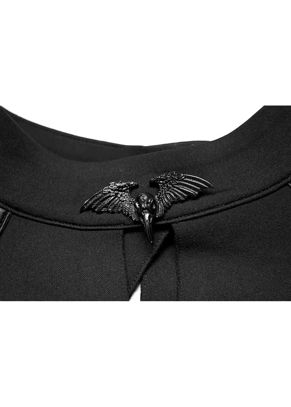 Punk Rave Bat Capelet Black