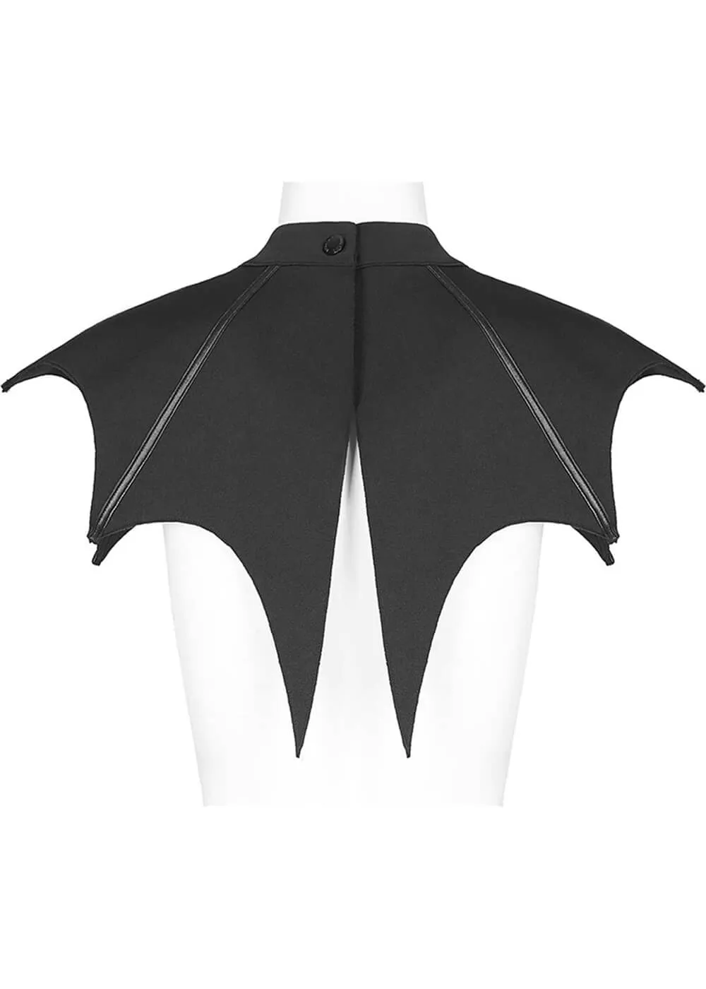 Punk Rave Bat Capelet Black