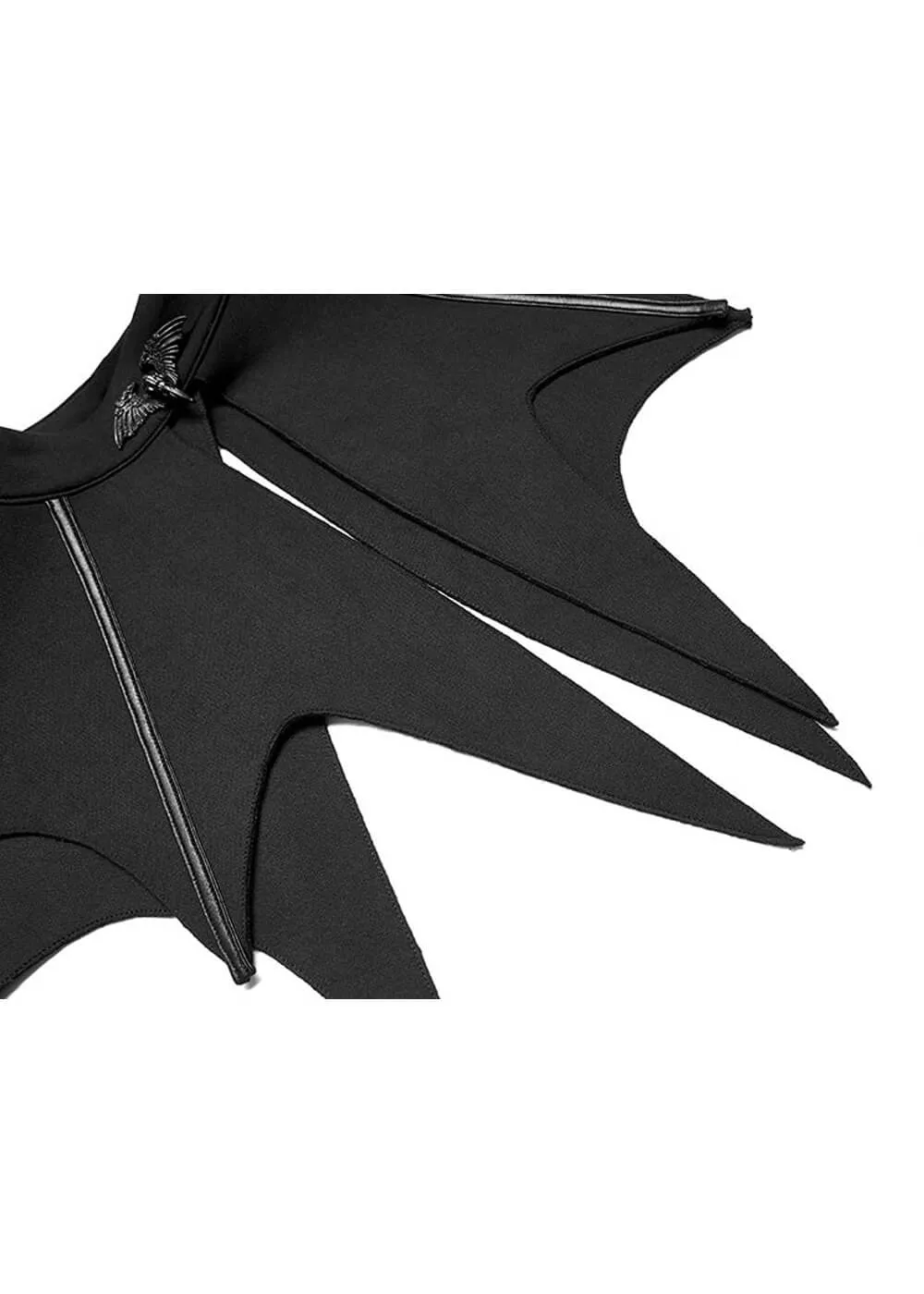 Punk Rave Bat Capelet Black