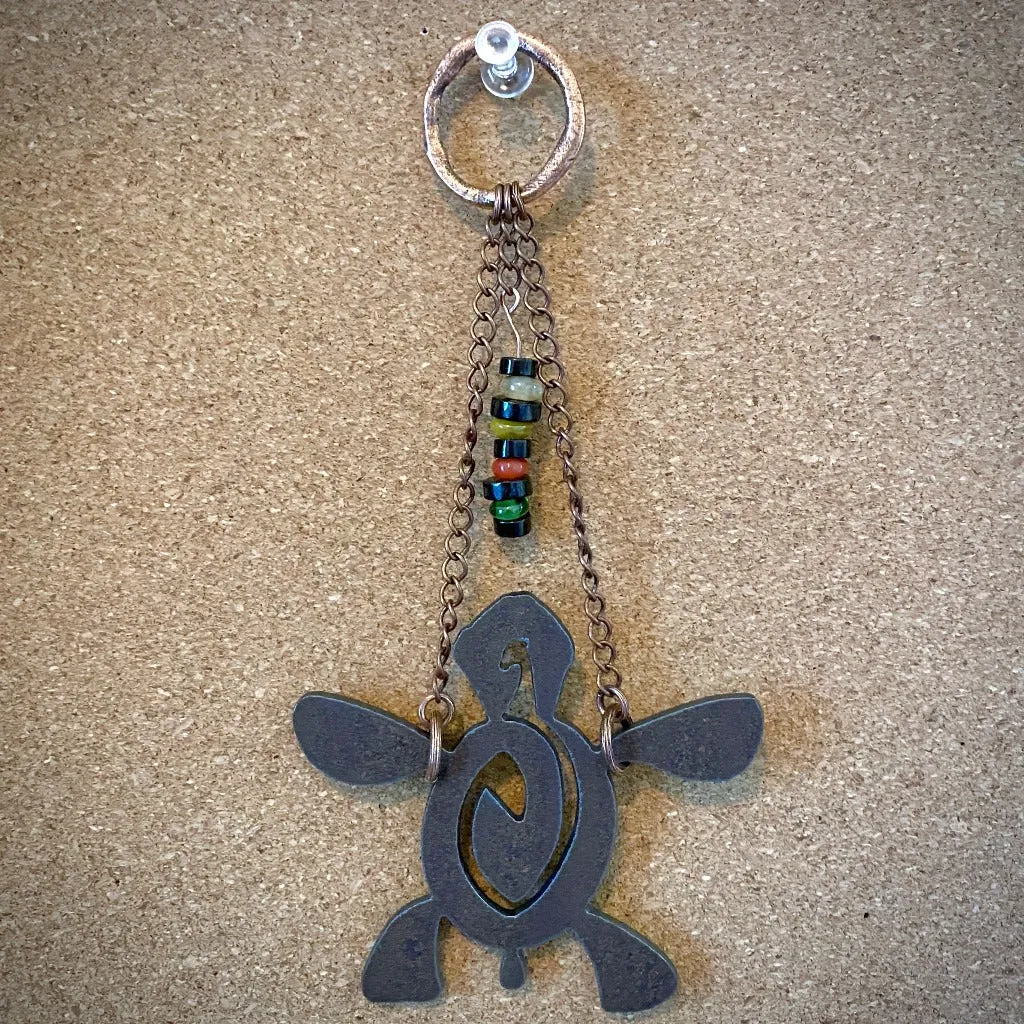 Recycled Sea Turtle Dangle