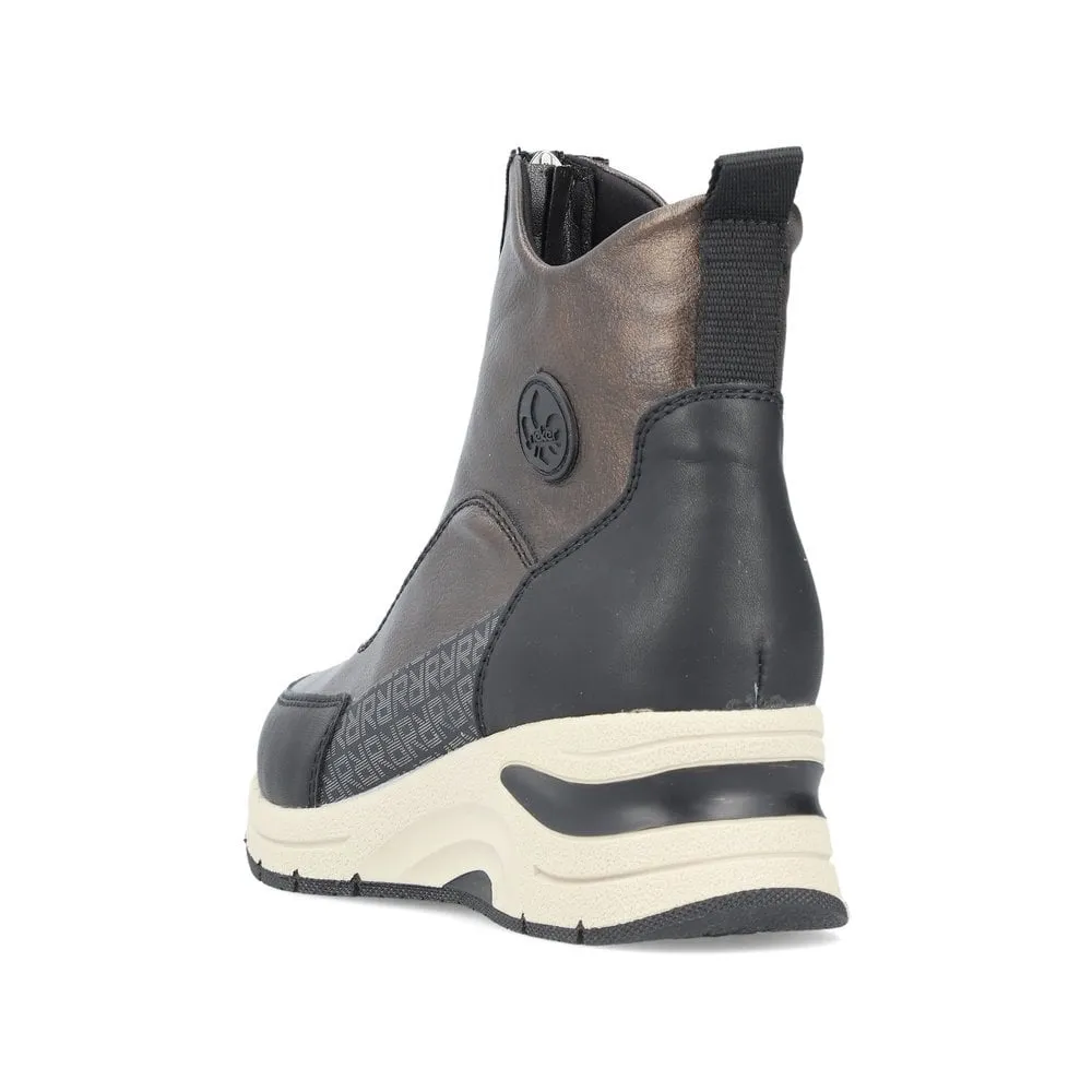 Rieker N9381 Zipper Boots for Women