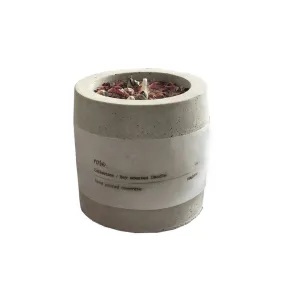 Cement Candle - Rose Scent