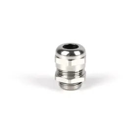 RS PRO Metallic Nickel Plated Brass Cable Gland, PG9 Thread, 4mm min., 8mm max., IP68