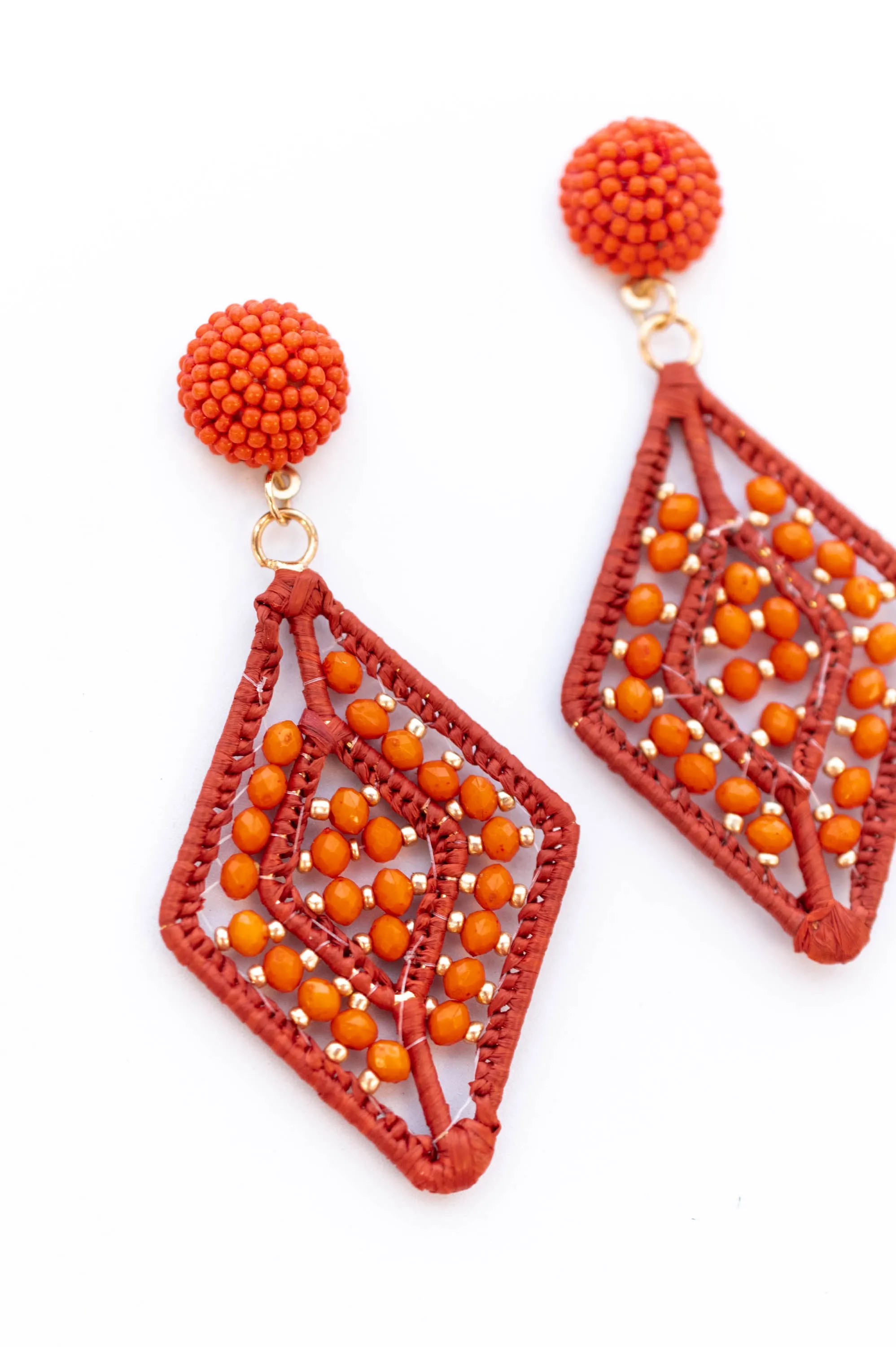 Rust Earrings