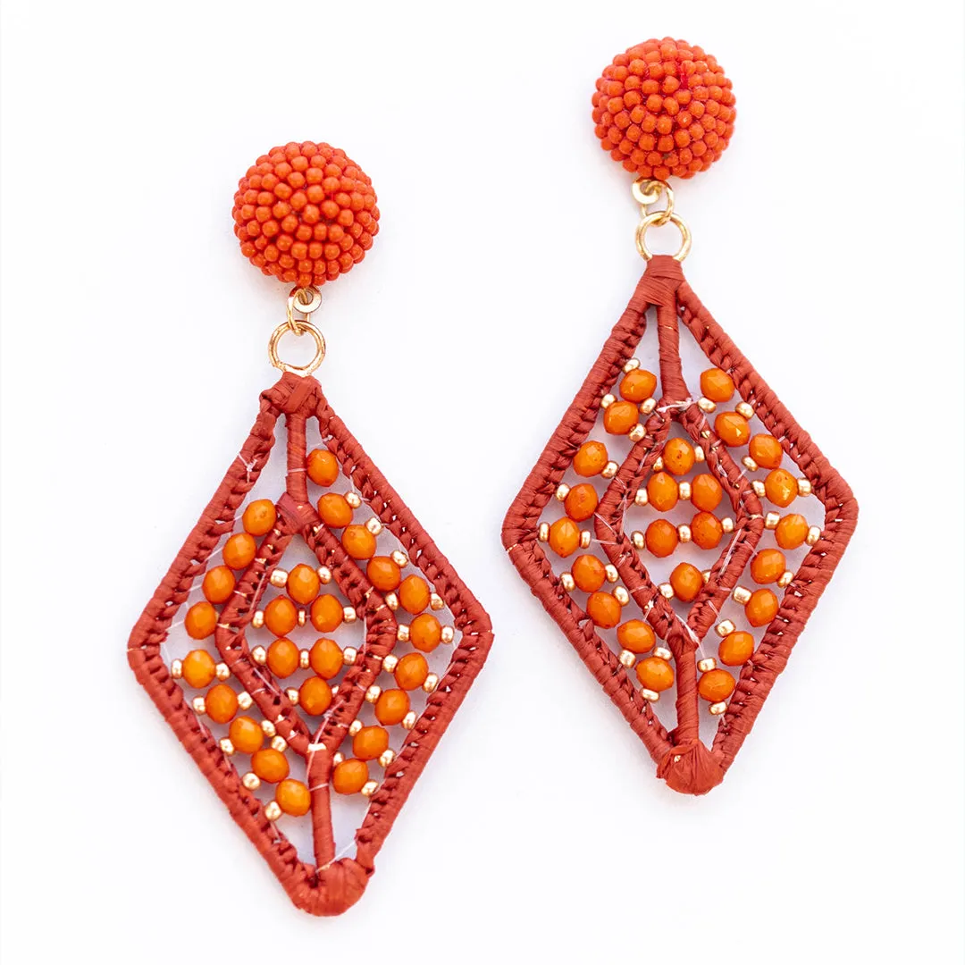 Rust Earrings