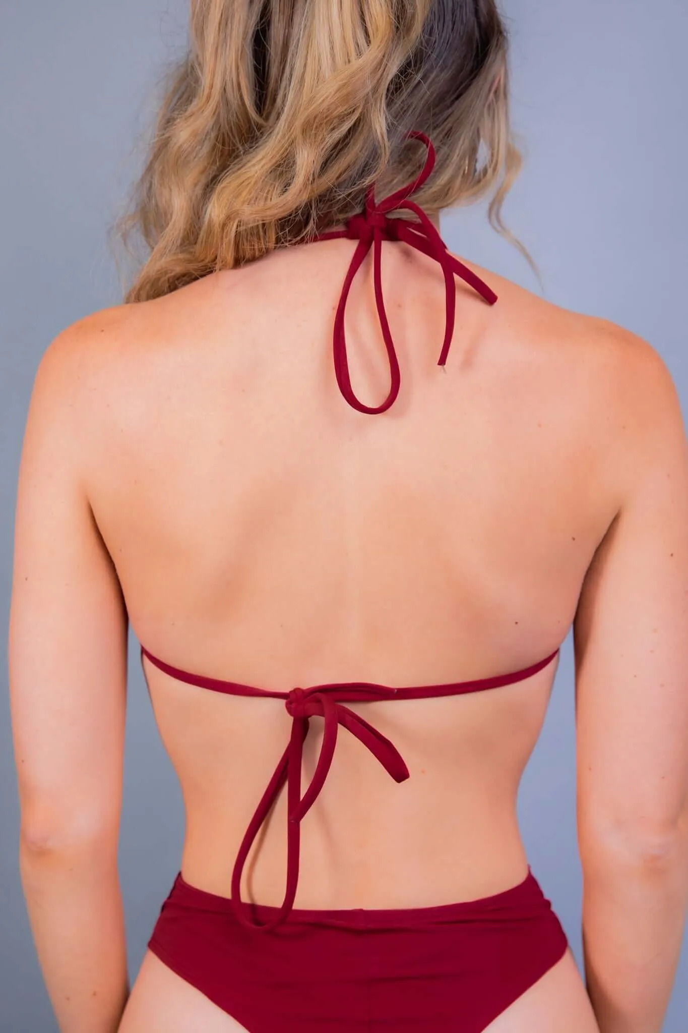 Scarlet Strappy Swimsuit Top