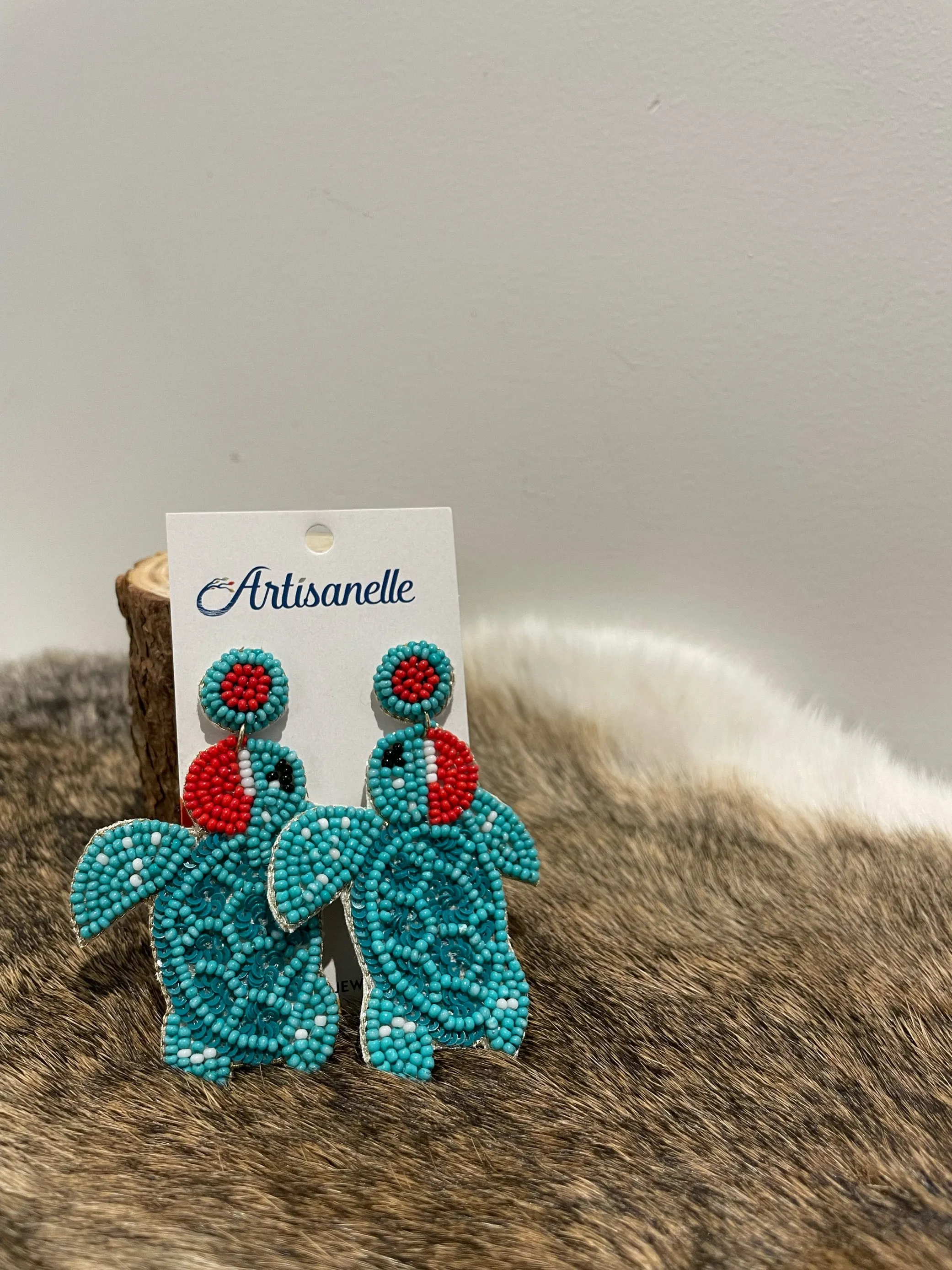 Sea Animals Bead Earrings