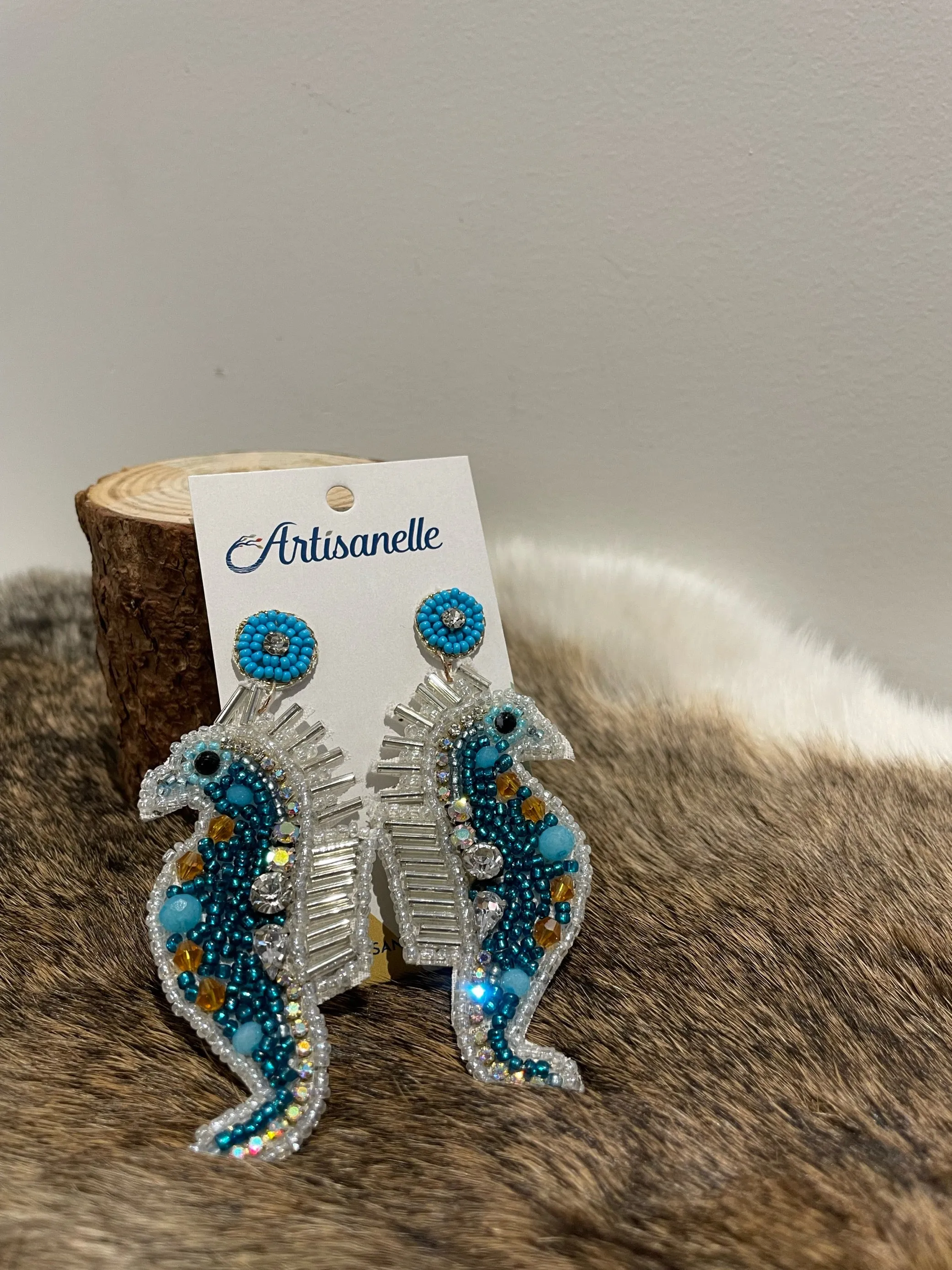 Sea Animals Bead Earrings