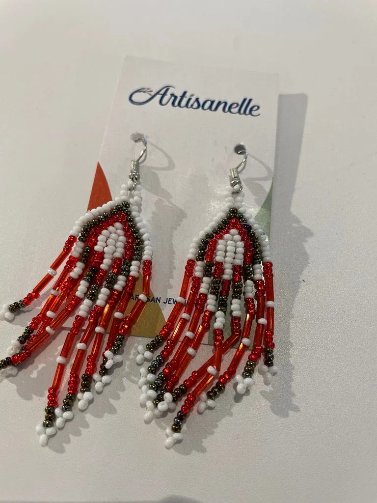 Small Beaded Earrings