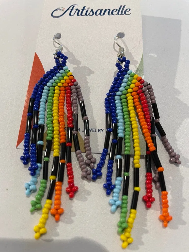 Small Beaded Earrings