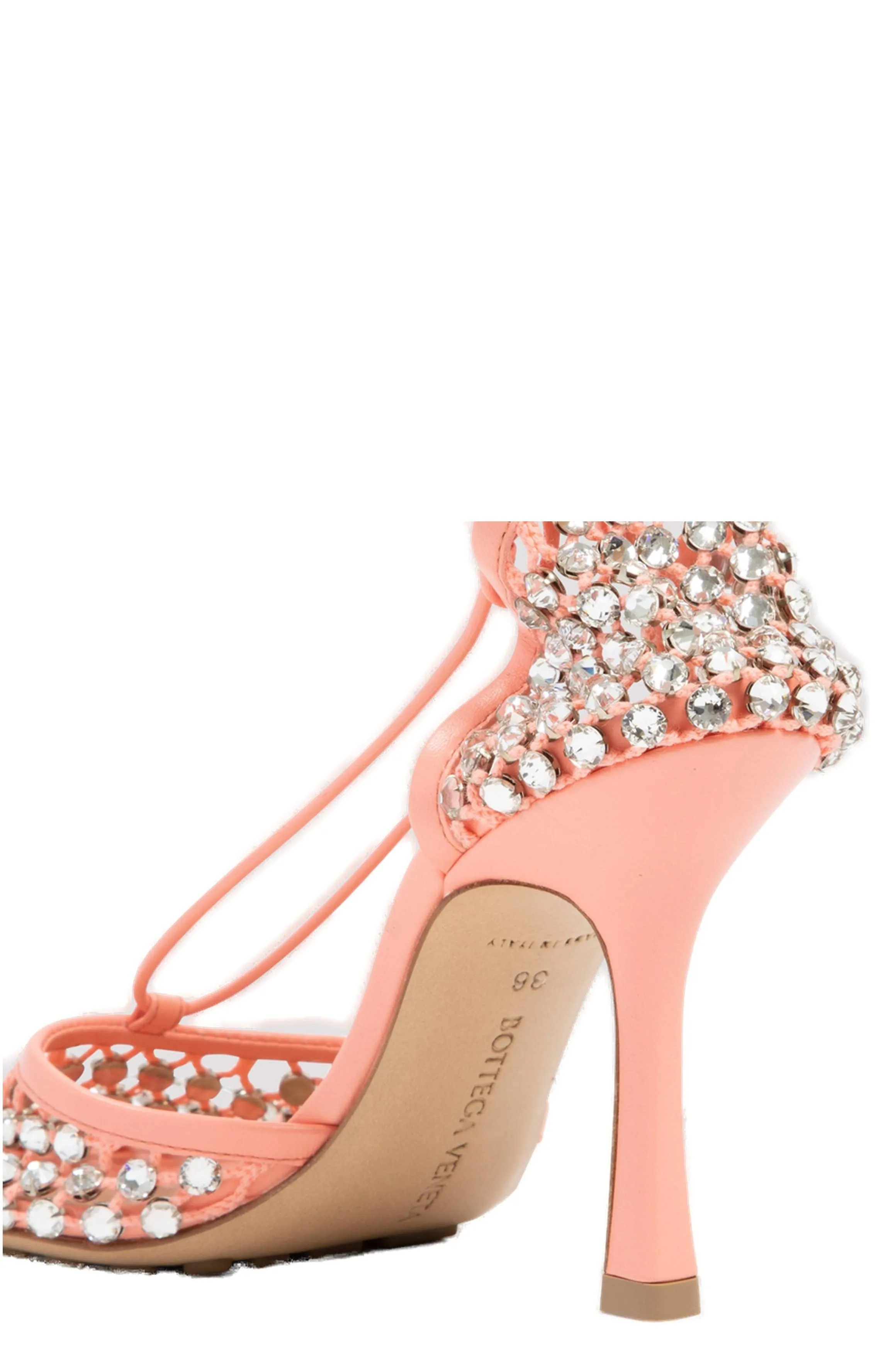 Elegant Bottega Veneta Glitter Sandals