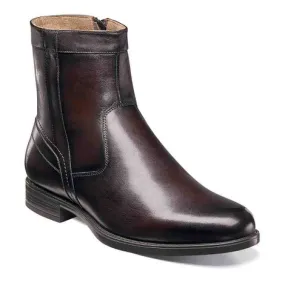 Stylish Cognac Midtown Zipper Boots