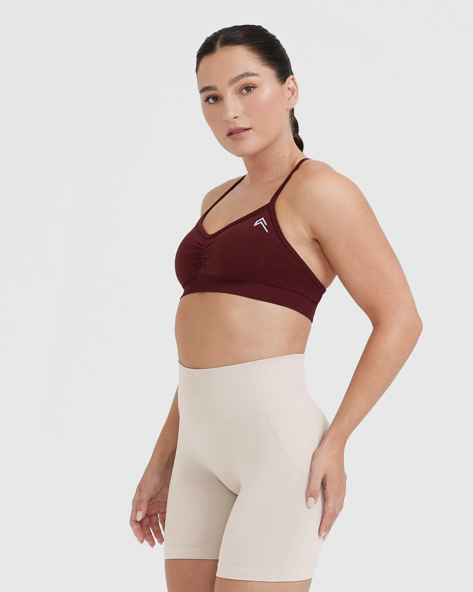 Effortless Rosewood Strappy Bralette