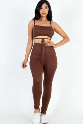 Jumpsuit with Tie Front