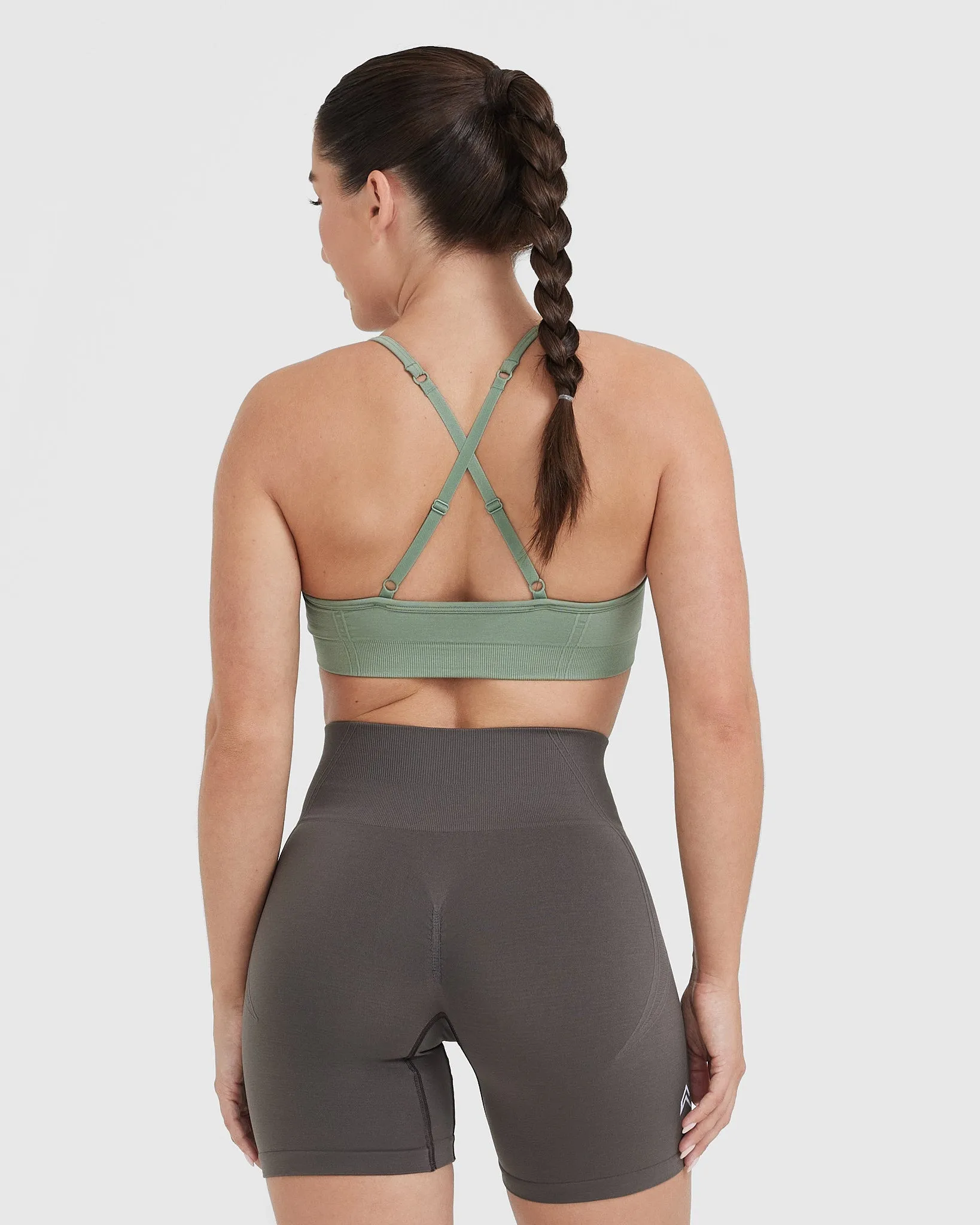 Effortless Sage Strappy Bralette