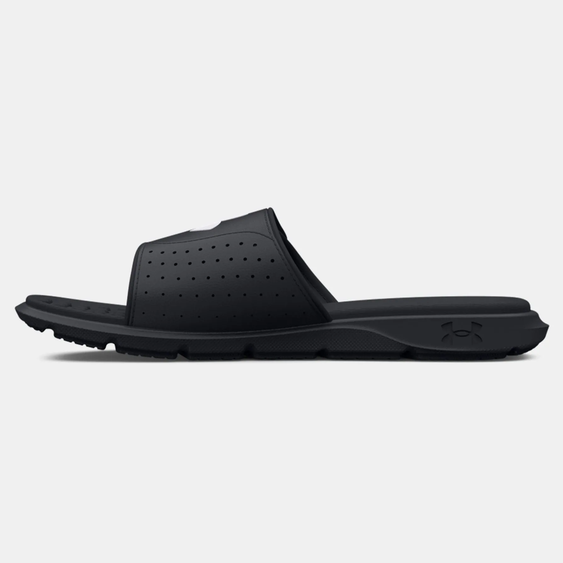 Black/White Ignite 7 Slide by Under Armour