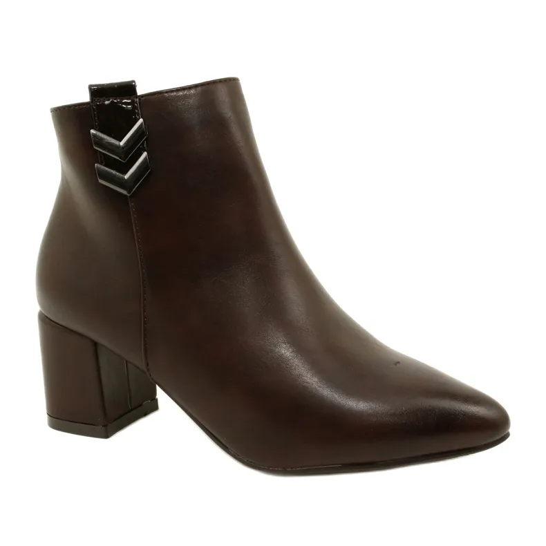 Vergne Brown M.Daszyński Insulated Zipper Boots