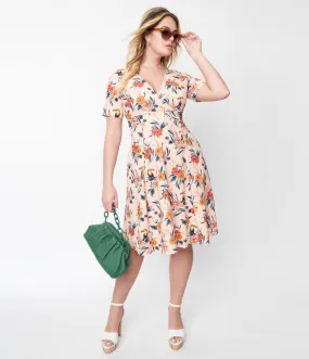 Vintage Floral Dress